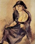 Jules Pascin Jikaer-s daughter painting